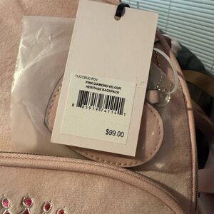 Pink Velour Heritage Backpack